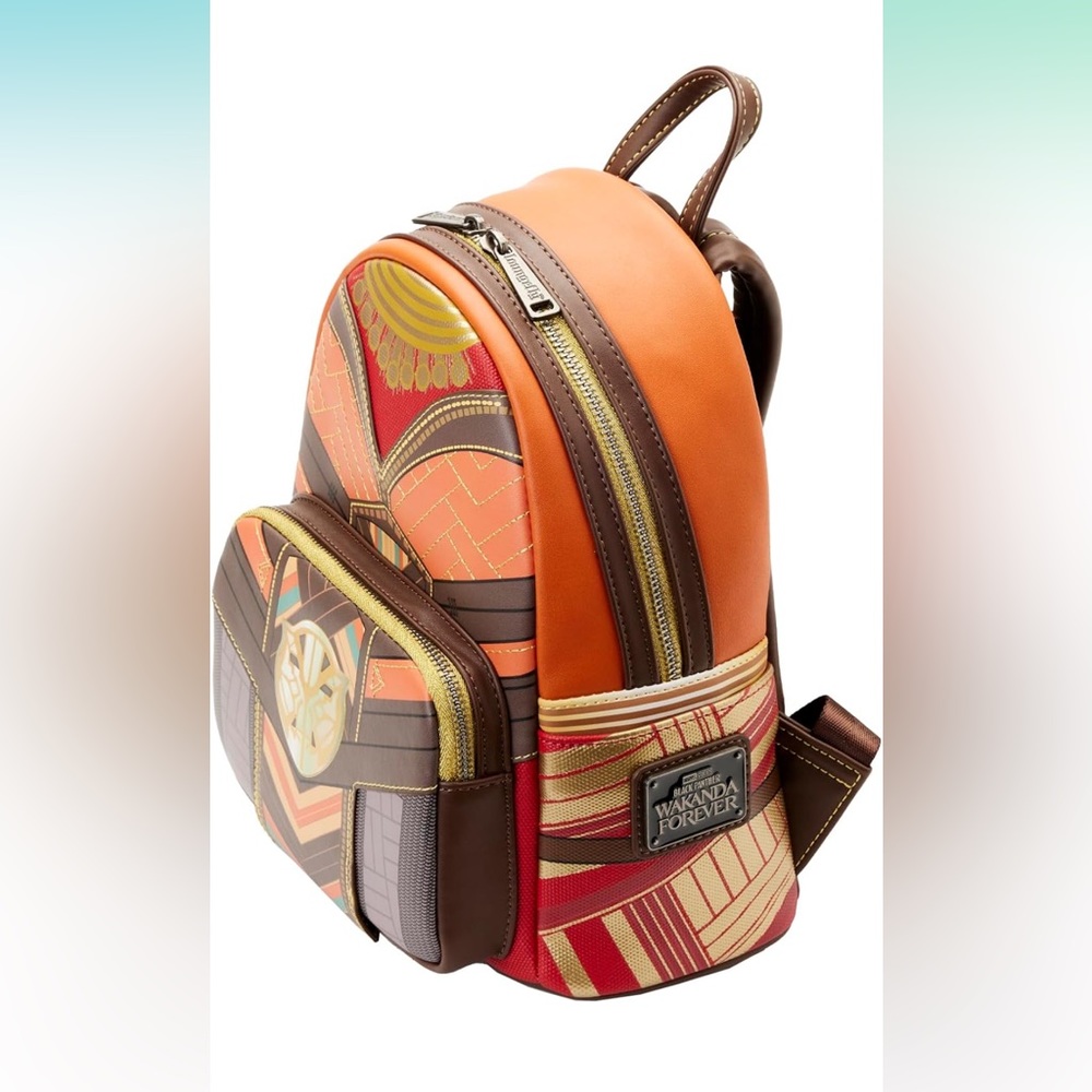 Loungefly Black Panther Okoye Cosplay Mini Backpack NWT - Picture 7 of 9